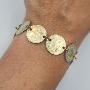 Great Britian Three Pence Bracelet