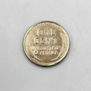 1956 D Wheat Penny, Nickel over Copper Error