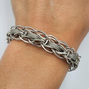 Sterling Braided Bracelet, 8&quot;