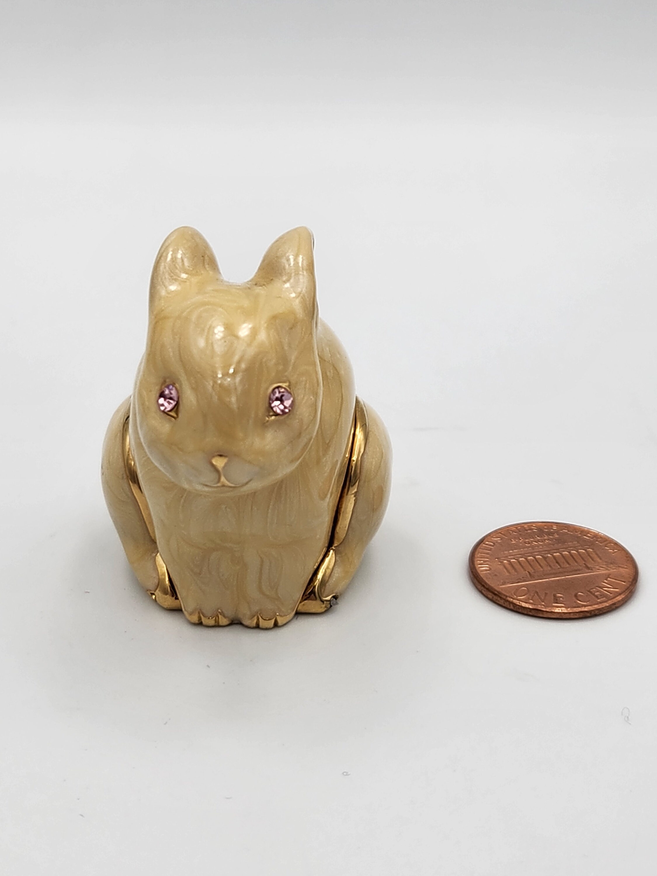 Genuine Vintage Estee Lauder Limited Edition Rabbit Compact Etsy