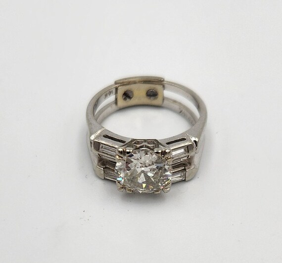Vintage 14k Diamond Engagement Set, Size 5.25 - image 6