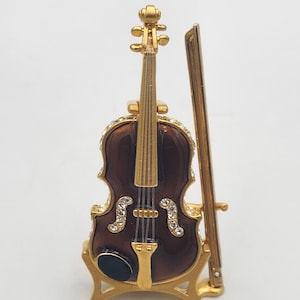 Vintage Estee Lauder Violin Perfume Compact