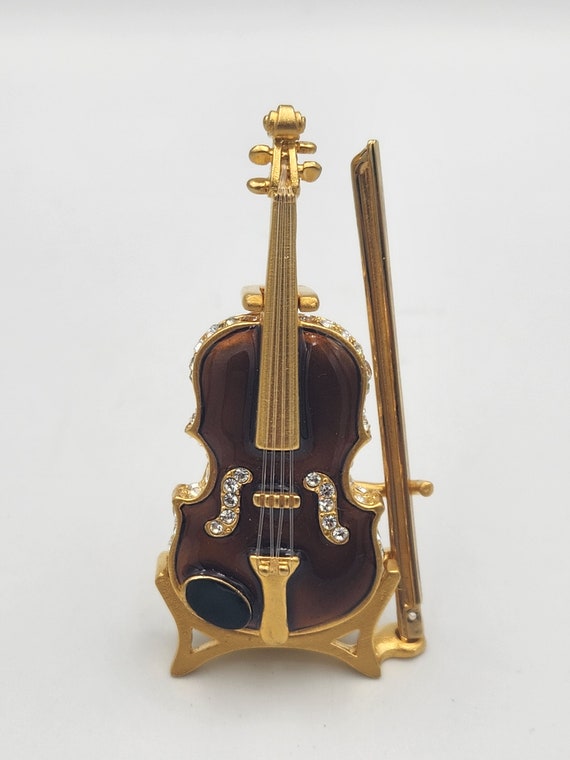 Vintage Estee Lauder Violin Perfume Compact