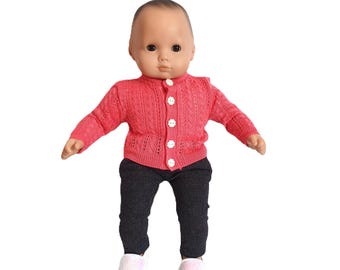 Doll Clothes Sweater and Pants fit 15" AG Bitty Baby Dolls
