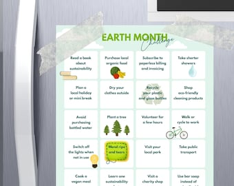 EARTH MONTH CHALLENGE Poster Wand Kunst Digitaldruck