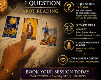 3 cards 1 question tarot reading - 3 karty 1 pytanie odczyt kart tarota