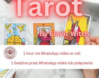 Live Tarot Reading, Guidance, Love, Relationships, Money (1 Hour WhatsApp)