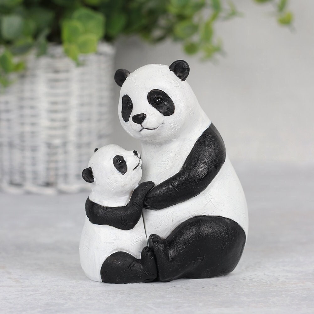 Mr. & Mrs. Panda Schlüsselanhänger Erstes Auto - Bambus - Geschenk