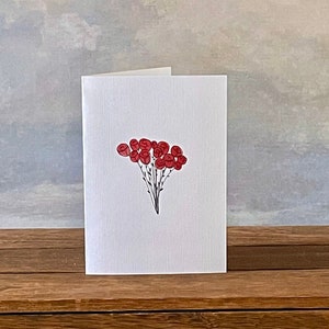 Rose Bouquet Valentine (carta vuota) 5 per 7 pollici