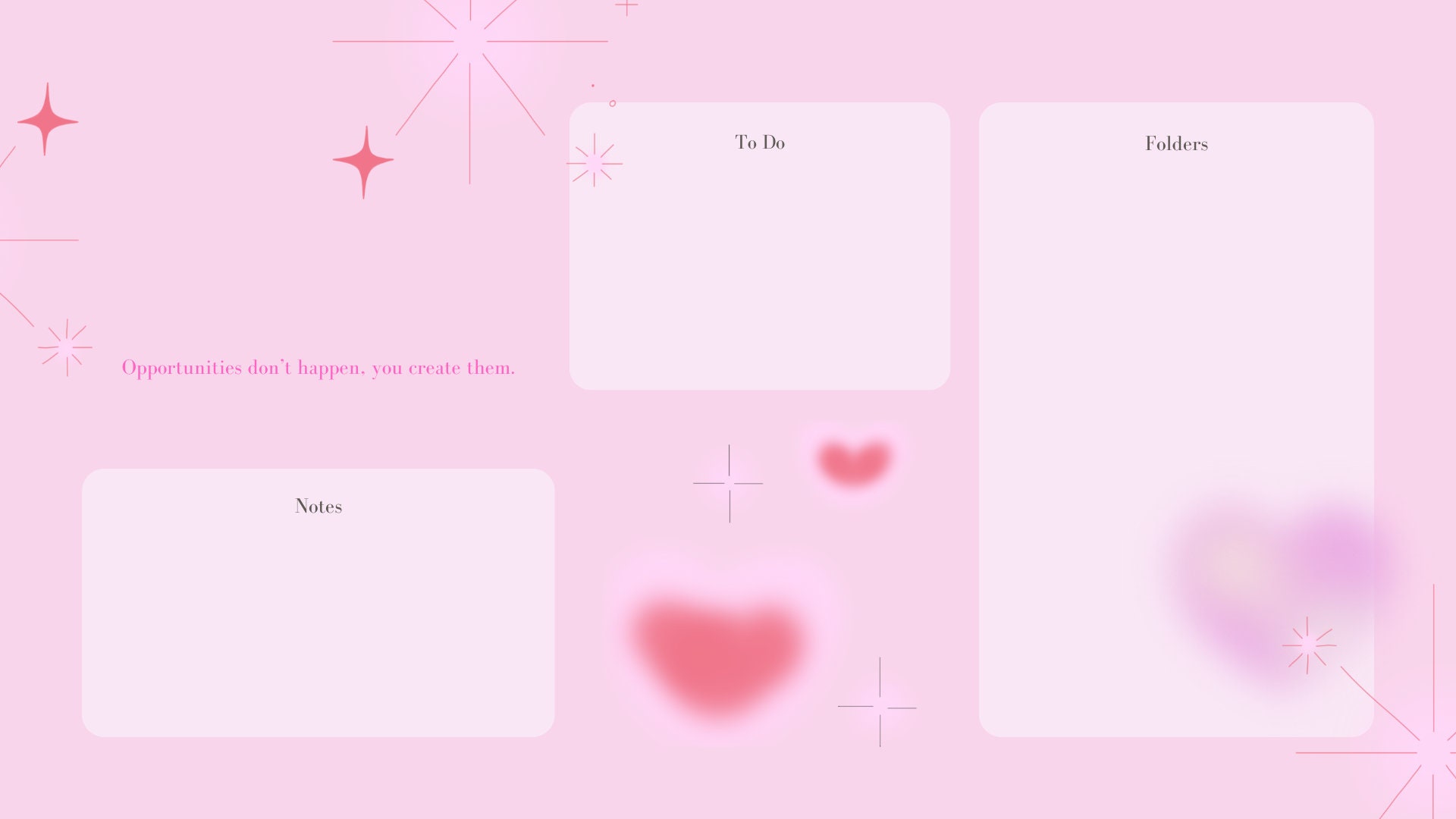 THAT GIRL Pink Desktop Wallpaper - Etsy