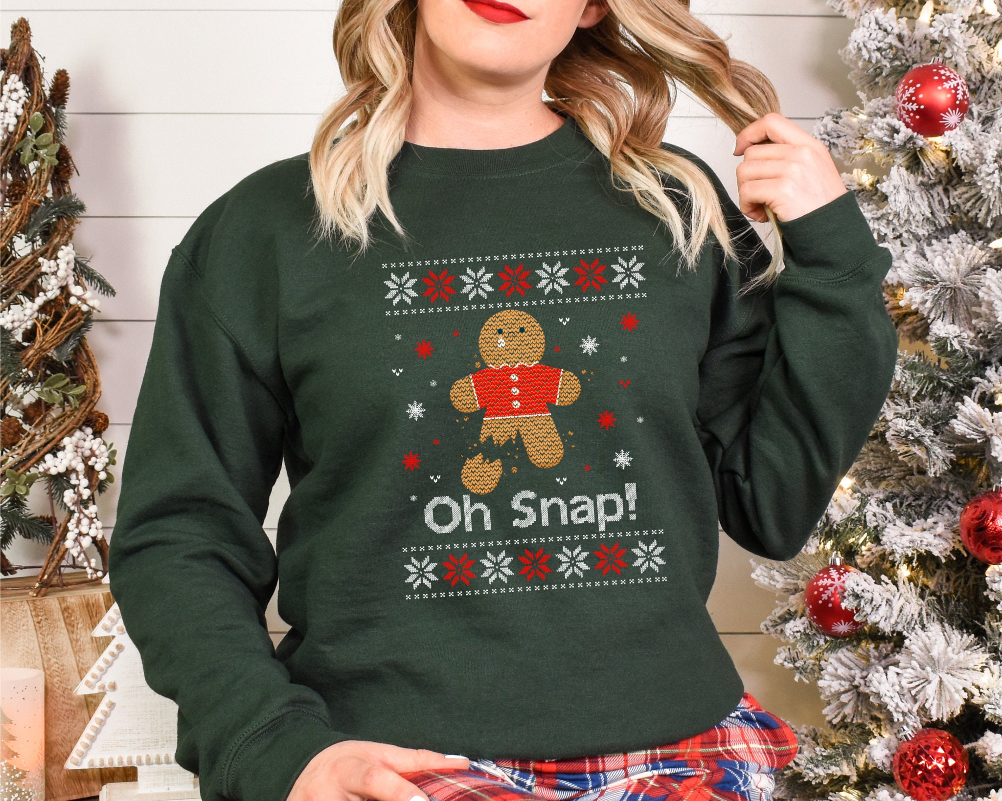 oh snap holiday sweater