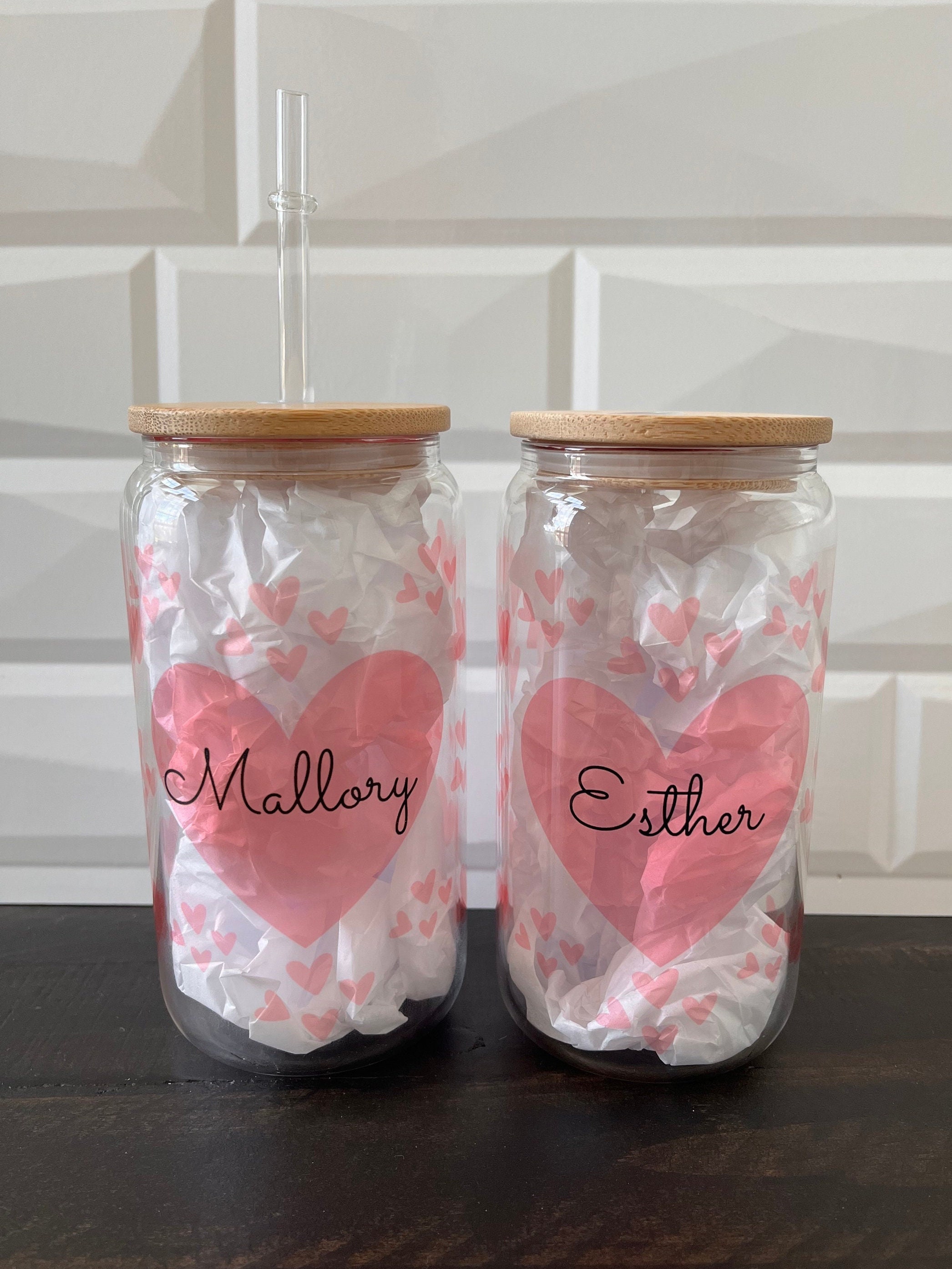 Best Friend Libbey Cups 2 Cups Included Heat Pressed Cups Etsy