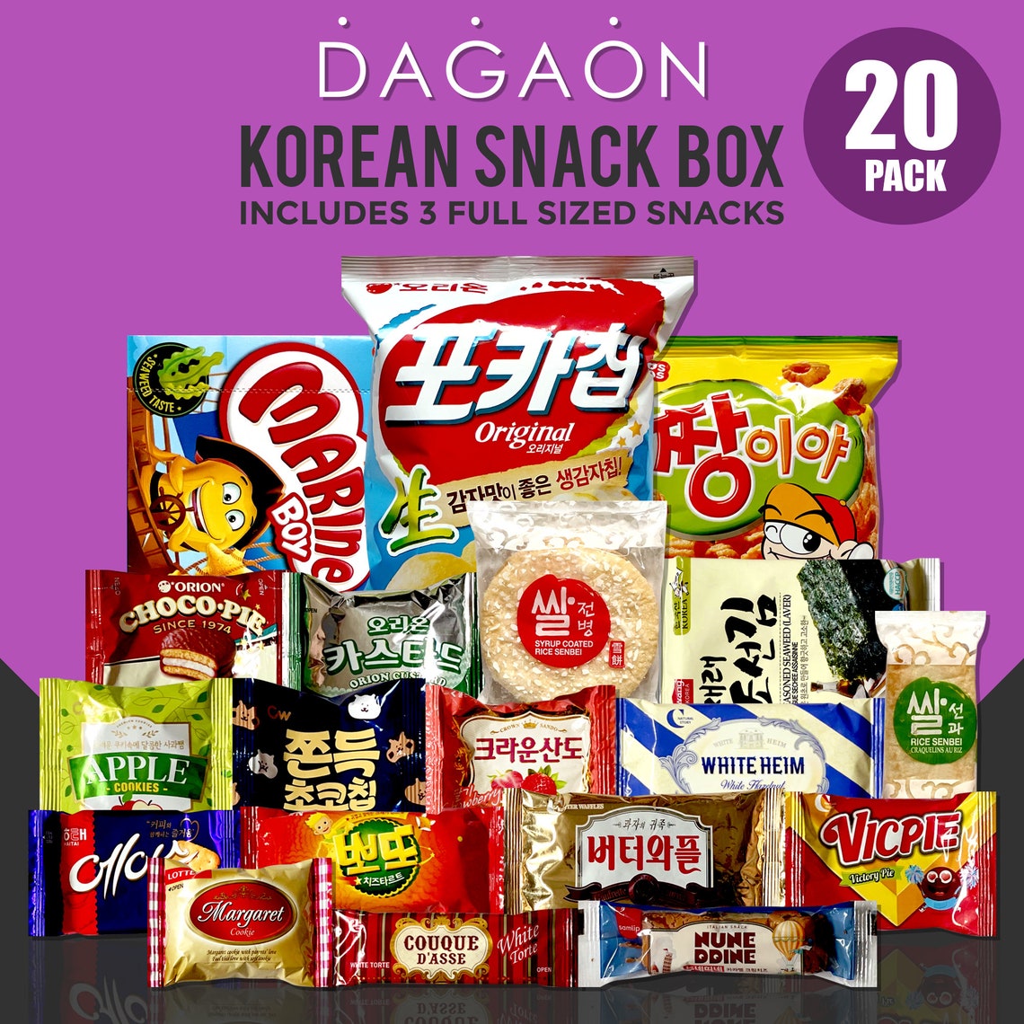 Finest Korean Snack Box. Perfect Appetizing Gift/care Package Etsy