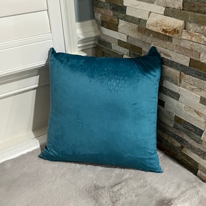 Pom Pom Velvet Pillow Cover, Velvet Throw Pillow Cover, Fringe Velvet Cushion Cover, Throw Pillow 48 Color Choices.