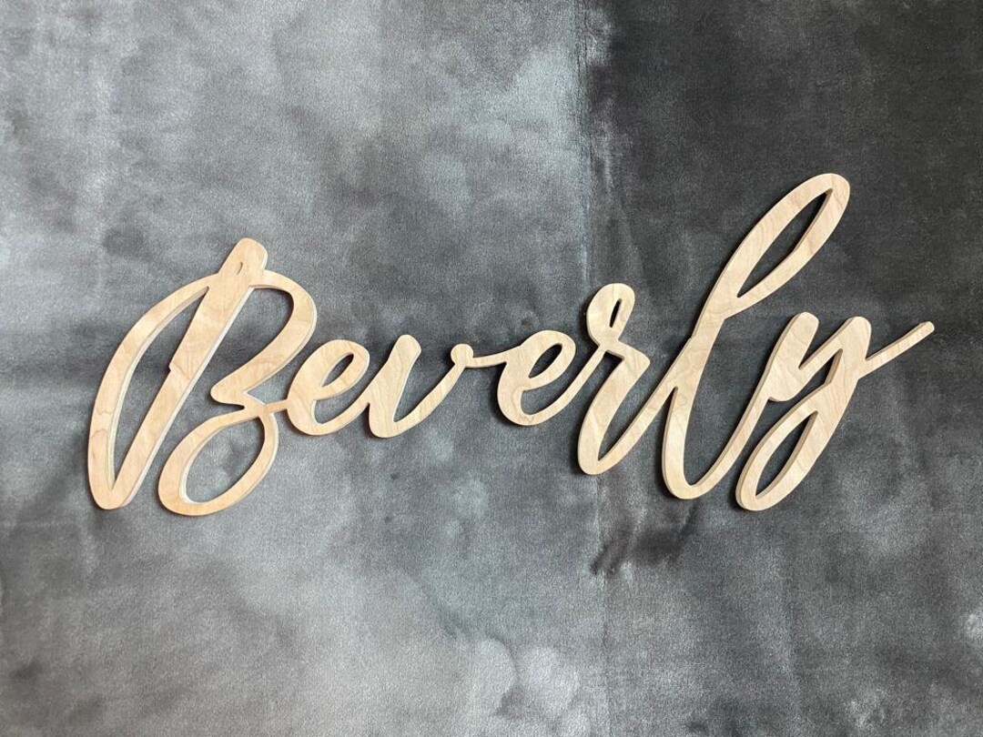 Custom Wooden Letter Signs Crafted From Premium Plywood Etsy