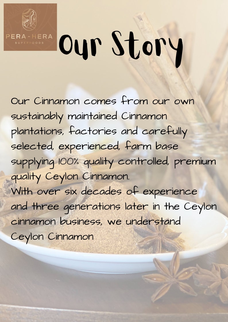 Premium Ceylon Cinnamon Powder 100g - Etsy