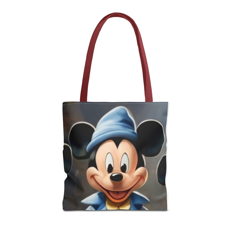 Mickey Mouse Tote Bag, Cute Canvas Shopper, Kids Bag, Gift for Disney Fans, Eco-Friendly Reusable Bag image 6