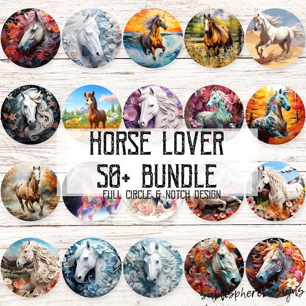 40+ Horse PNG Car Coaster Sublimation Design, Car Coaster Designs, Round Sublimation Design, Instant Download, Commercial Use Png