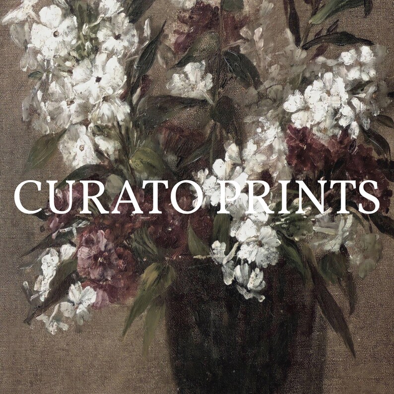 Floral Still Life Wall Art, Vintage Flower Print, Antique Botanical