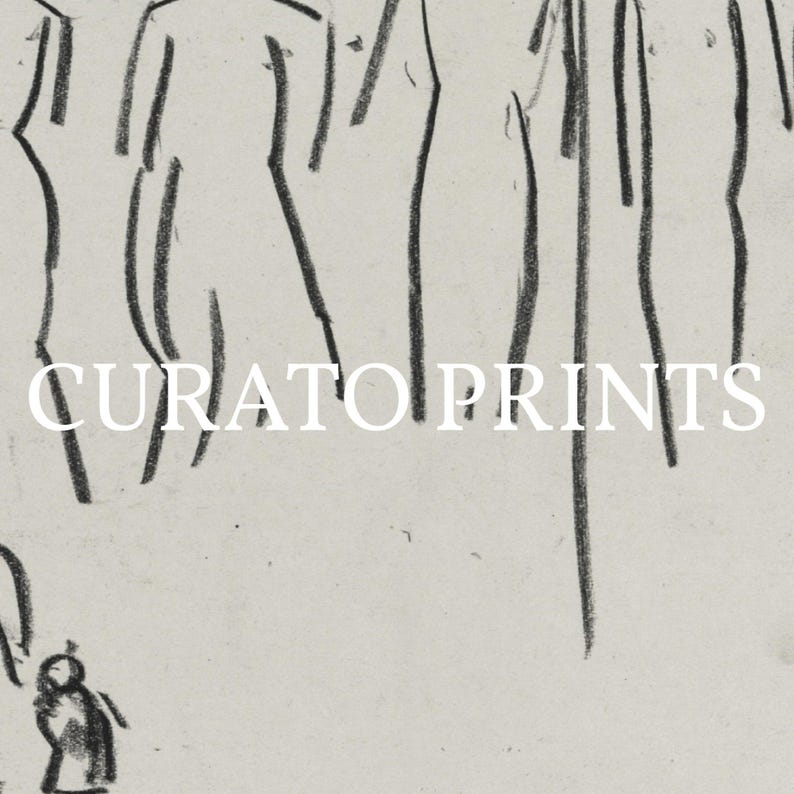 Minimalist Line Art Printable, Instant Download Wall Art, Black and