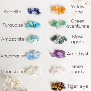 Sterling silver various gemstone crystal cartilage earring hoop 0.8mm 20G piercing helix conch rook tragus snug orbital daith snuggie lobe bild 4