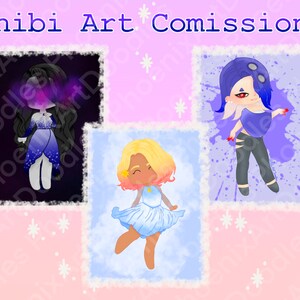 Single Character Cute Chibi Style Art Commission