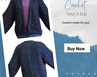Handmade Crochet Sweater