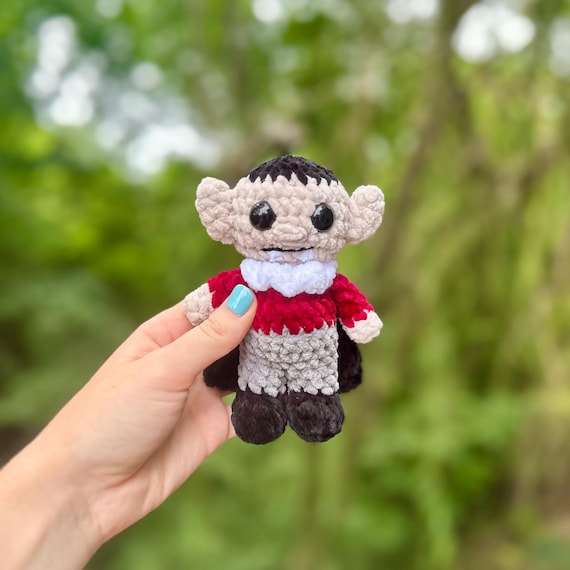 Vampire Crochet Pattern- Spooky Squad- Advanced Beginner Crochet Pattern- Halloween Crochet Pattern
