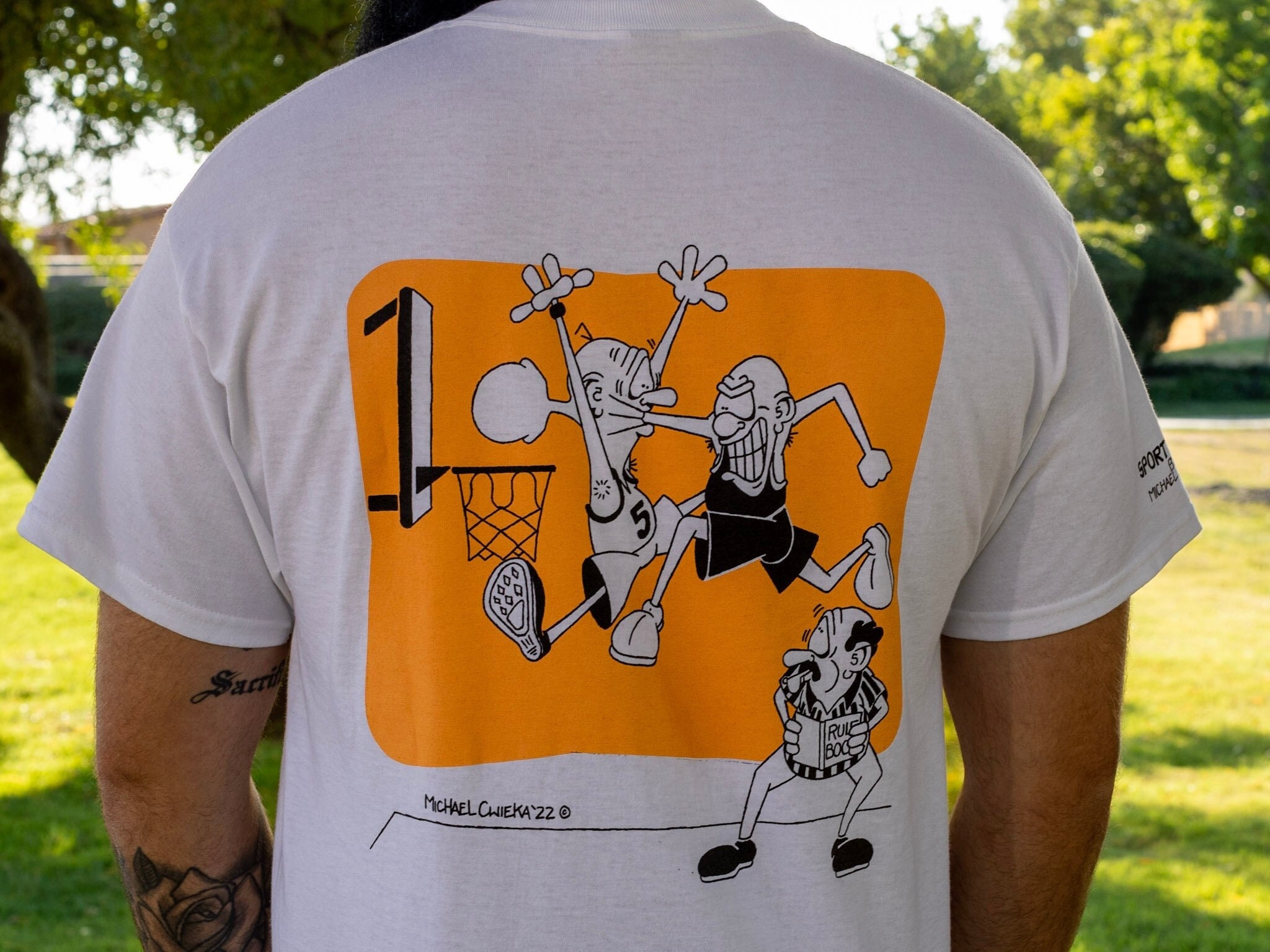 Basketball T Shirt/basket Brawl OG Funny Retro Old School 