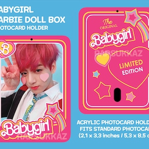 Babygirl Doll Box Kpop Idol Acrylic Photocard Holder - Etsy