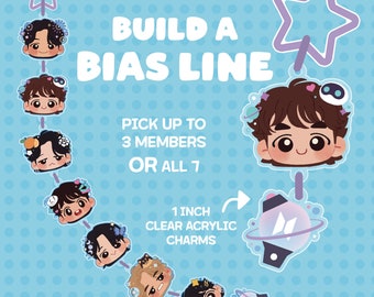 BTS Build A Bias Line Connection Acrylic Keychain