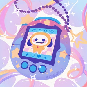 BT21 Tamagotchi Keychain Pin & Photocard Holder BTS