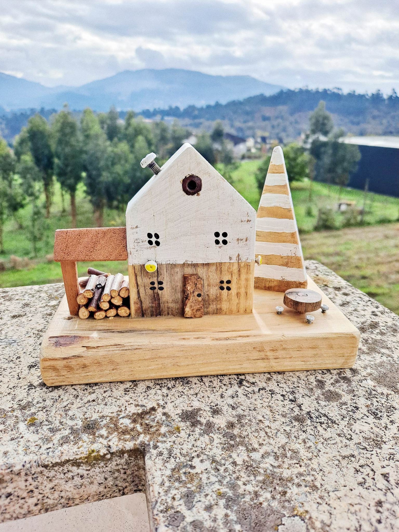 Primitive Wooden Houses - Set of 3 main image 1