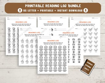 Halloween Reading Log: Printable Student Reading Tracker (PDF Download)