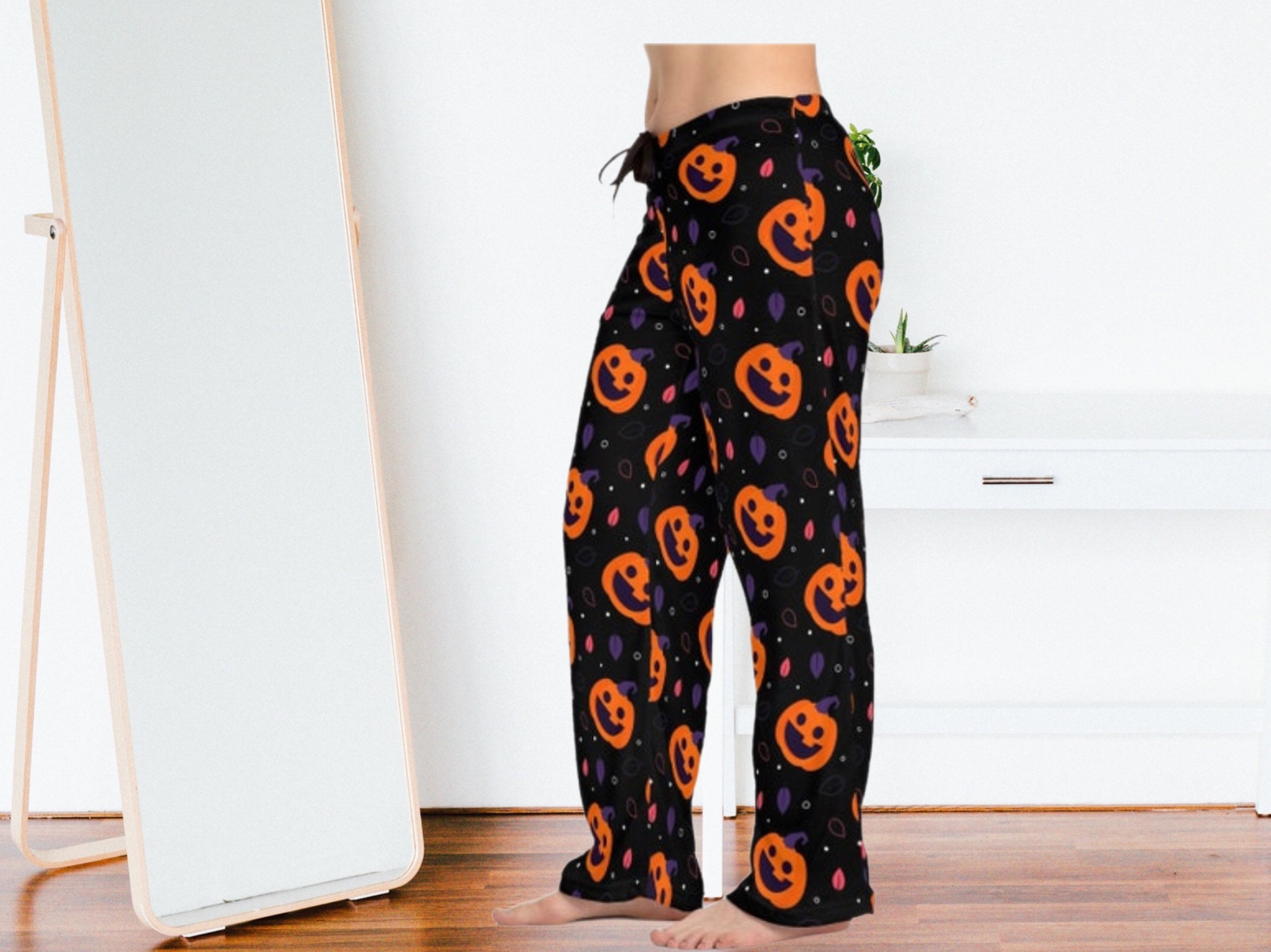 Women's Halloween Pajama Pants Mens Halloween Pajamas - Etsy UK