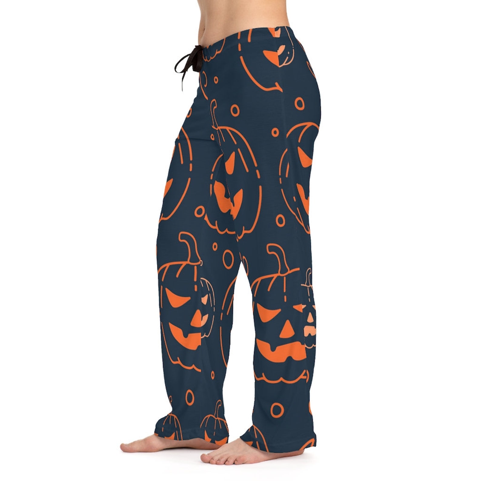 Women's Halloween Pajama Pants Cute Halloween Etsy