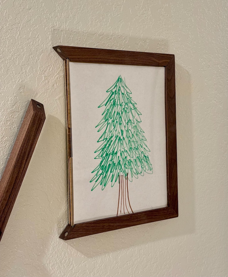 Magnetic Kids Artwork Picture Frame with Storage image 3