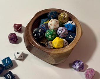 Handmade Walnut Wood Bowl: Unique Small Catch-All Dish
