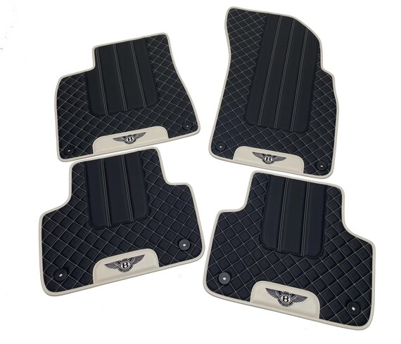 Bentley Bentayga Bespoke Floor Mats and Pillows Black oatmeal Etsy