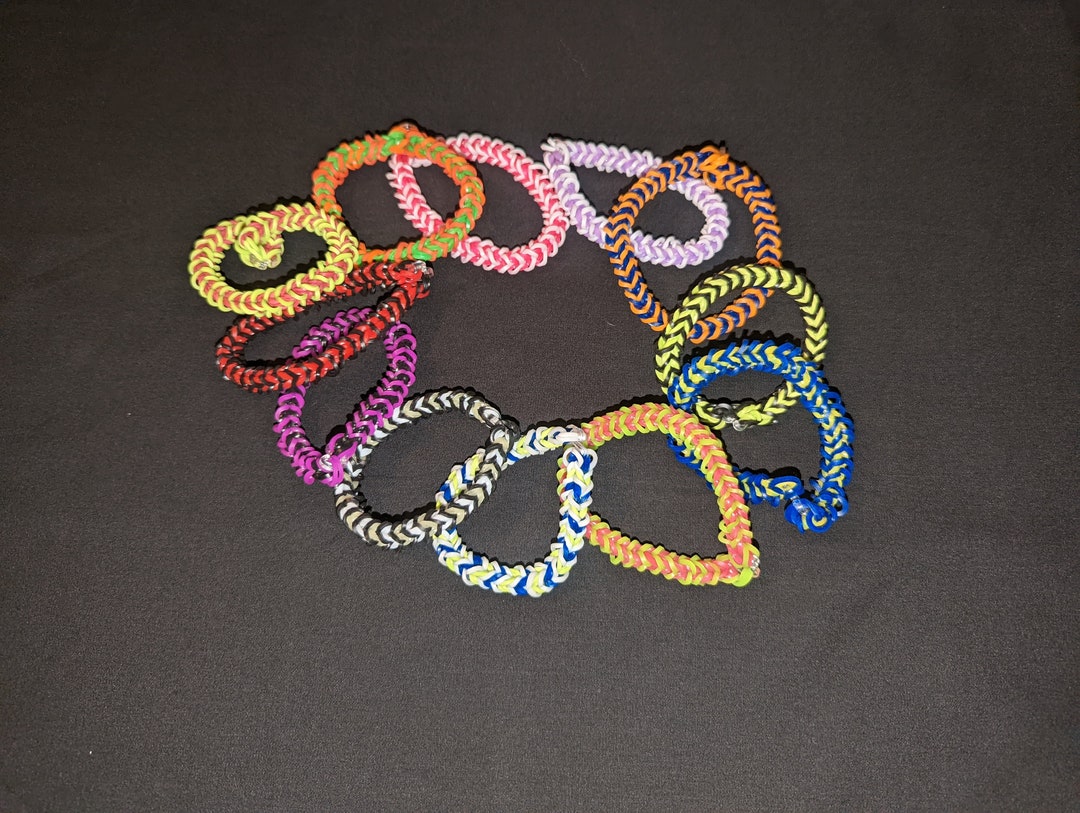 Spinlet Rainbow Loom Bracelets Etsy