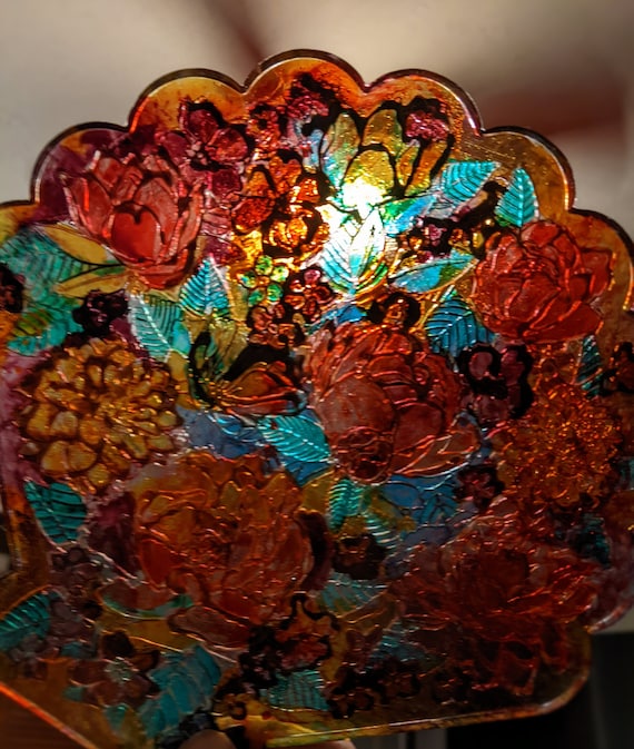 Faux Stained Glass Etsy