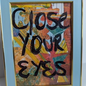 Collage/Painting/Framed Painting