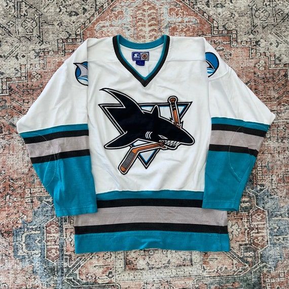 Vintage 90’s Starter San Jose Sharks Jersey- Sz Lg - image 1