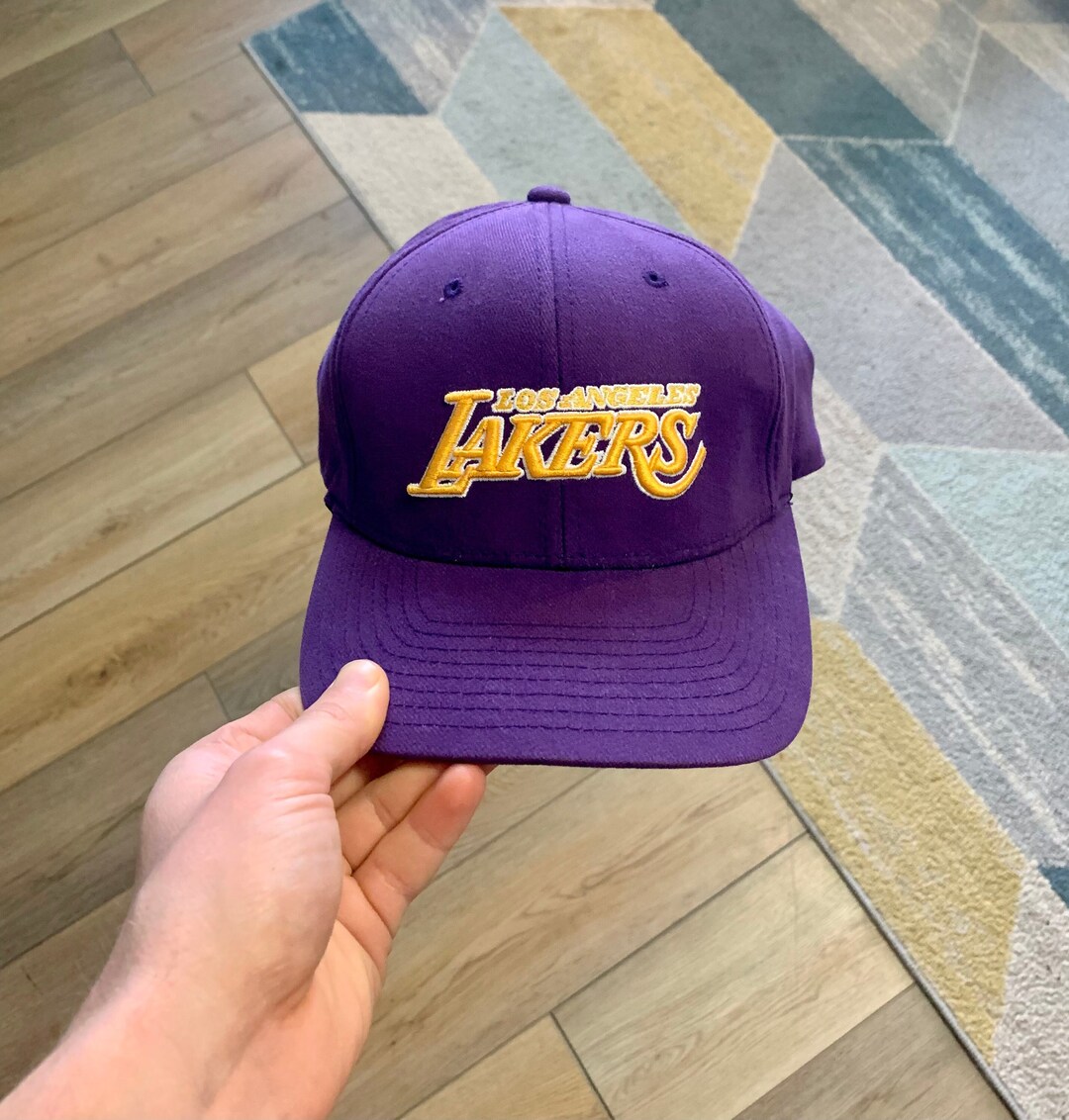 Vintage Nike LA Lakers Hat Etsy
