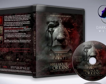 HELL HOUSE ORIGINS: The Carmichael Manor - Horror - Manufactured-On-Demand Blu-Ray Disc with cover and printed disc.