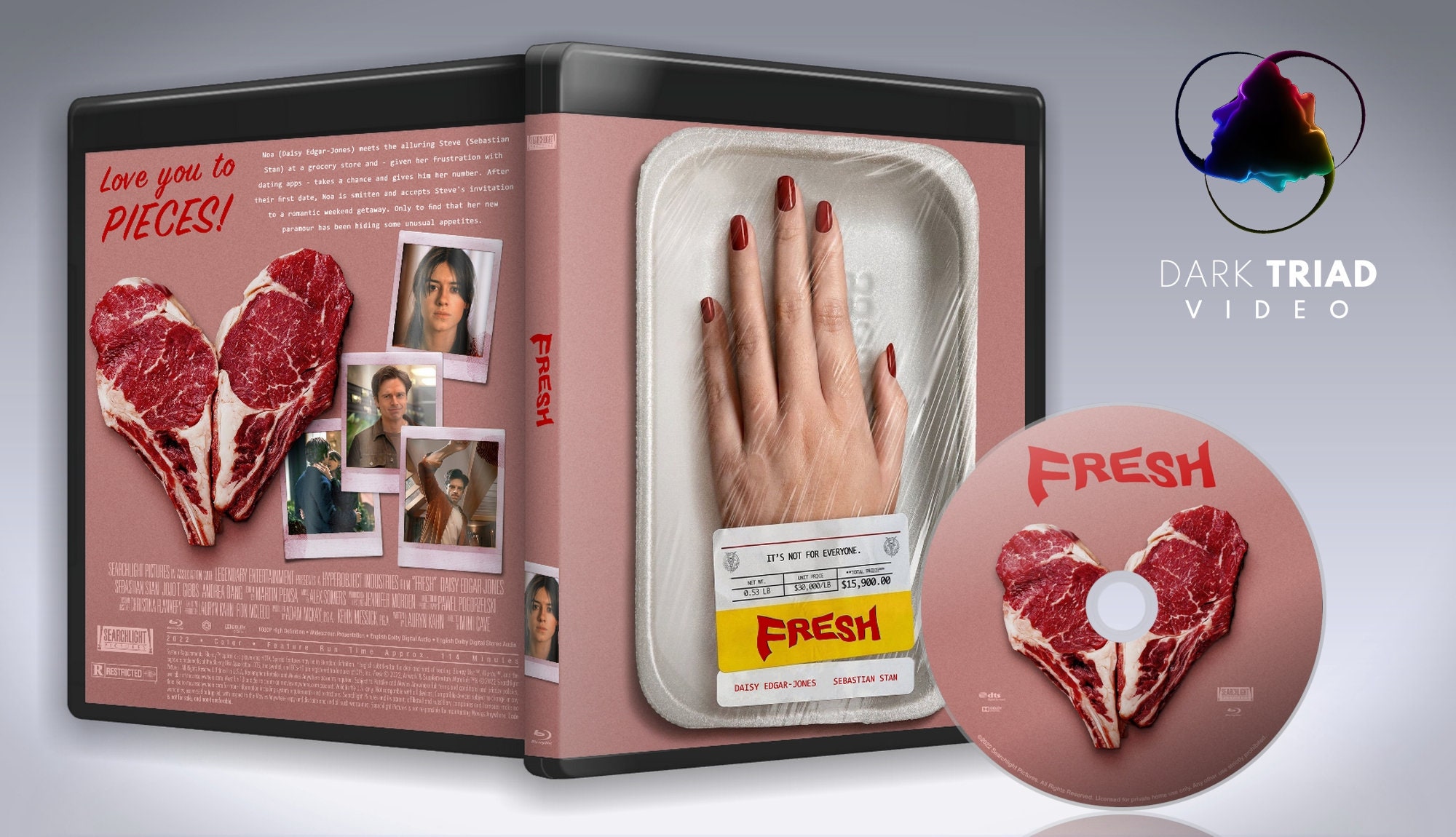 FRESH (2022) - Horror Thriller - Manufactured-on-demand Blu