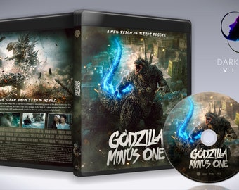 GODZILLA MINUS ONE (2023) - Action - Manufactured-On-Demand Blu-Ray Disc with cover and printed disc.  Shipped in Black 11mm Spine Case.