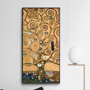 Tree of life-Gustav Klimt,Home office Decor,Art Nouveau,Cottage Garden Art, Giclee fine print,Modern art,Custom Extra large size