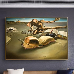 Salvador Dali-Salvador Dali,Home office Decor,Exhibition Poster,Surrealism, Giclee fine print,Modern art,Custom Extra large size