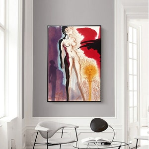 Biblia Sacra-Salvador Dali,Home office Decor,Exhibition Poster,Surrealism, Giclee fine print,Modern art,Custom Extra large size